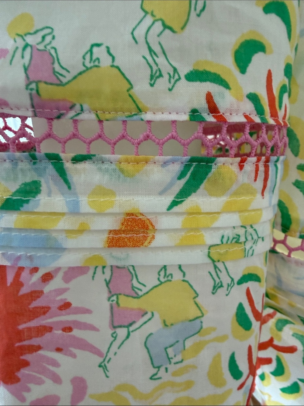 Roller Rabbit Target. Multicolor Tropical Print Sundress - Picture 3 of 6